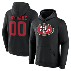 Big & Tall Team Authentic Custom Hoodie - San Francisco 49ers