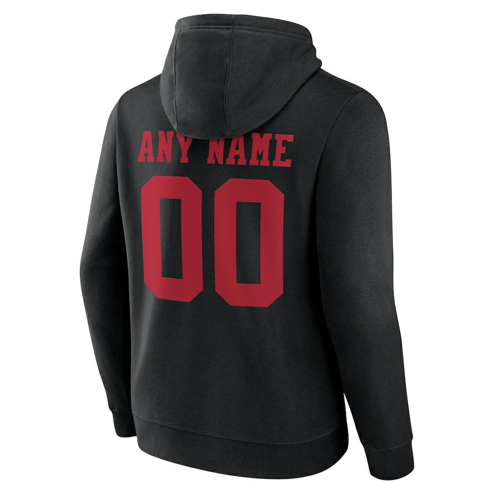 Big & Tall Team Authentic Custom Hoodie - San Francisco 49ers