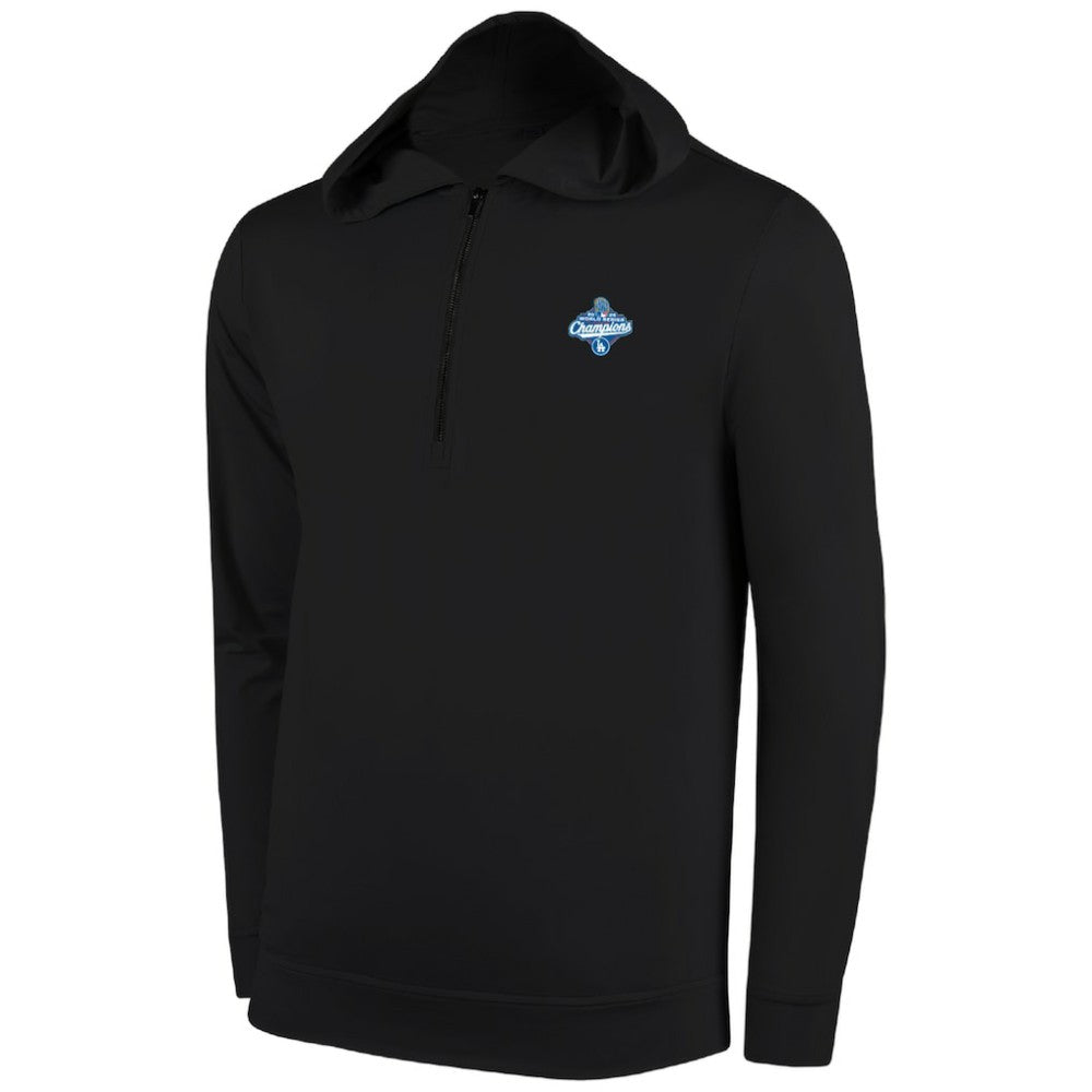 MLB Los Angeles Dodgers 2025 World Series Champions Seabreeze Half-Zip Hoodie