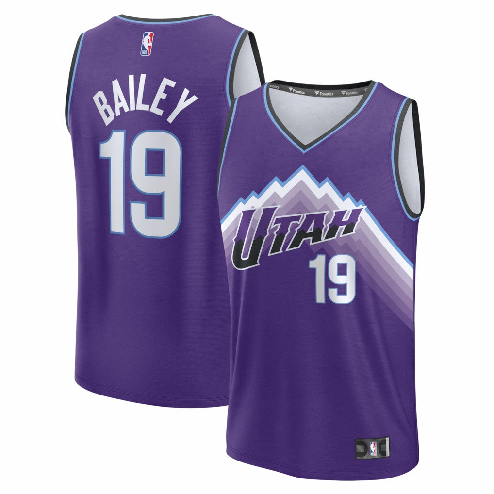 NBA Ace Bailey Utah Jazz Fast Break Replica Jersey