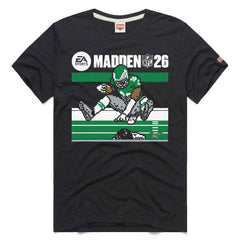 Saquon Barkley  Homage Unisex Madden NFL '26 Retro Cover Tri-Blend T-Shirt - Philadelphia Eagles