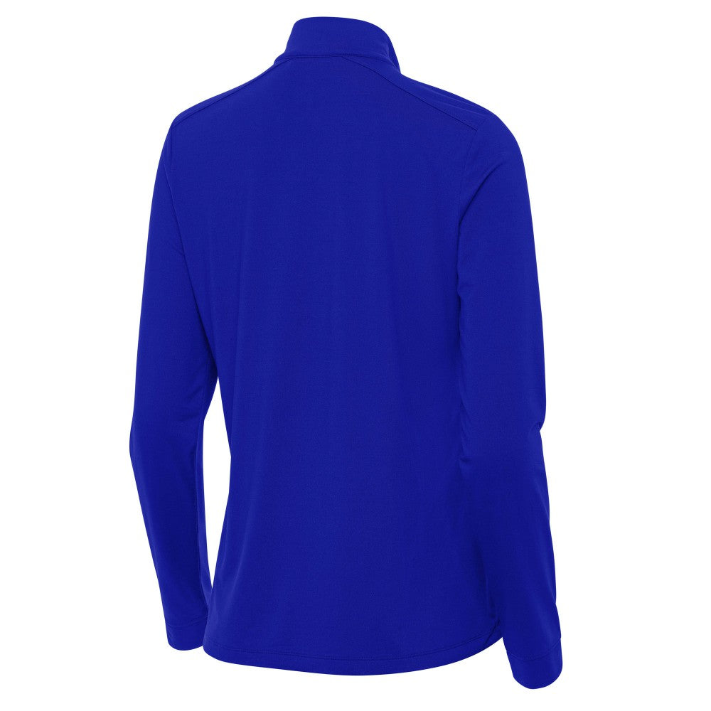 MLB Los Angeles Dodgers Antigua Women's 2025 World Series Champions Intent Quarter-Zip Pullover