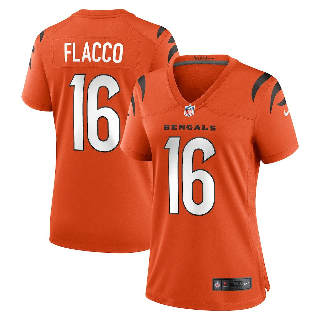 Joe Flacco  Women's Alternate Game Jersey - Cincinnati Bengals
