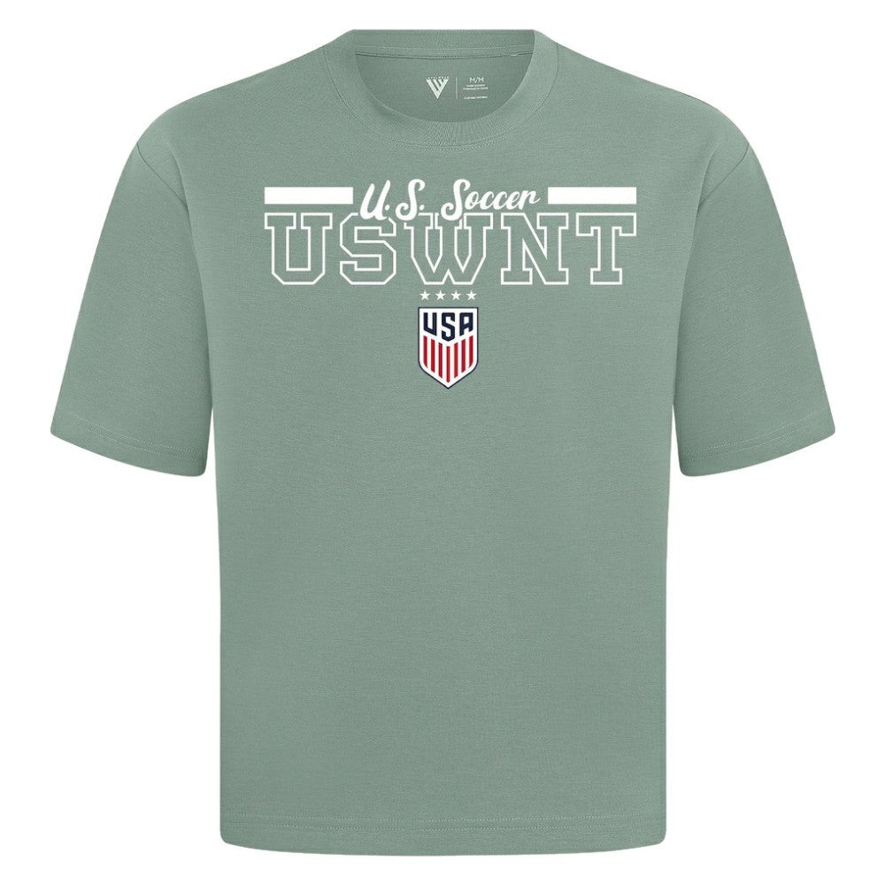 USWNT Levelwear Vanguard Luxe Signature T-Shirt -  Green