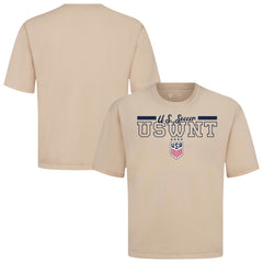 USWNT Levelwear Vanguard Luxe Signature T-Shirt -  Khaki