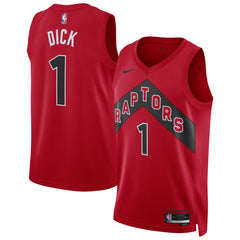 NBA Gradey Dick Toronto Raptors Unisex Swingman Player Jersey