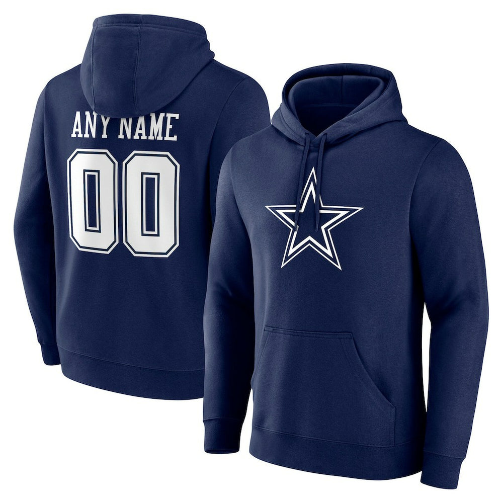 Big & Tall Team Authentic Custom Hoodie - Dallas Cowboys