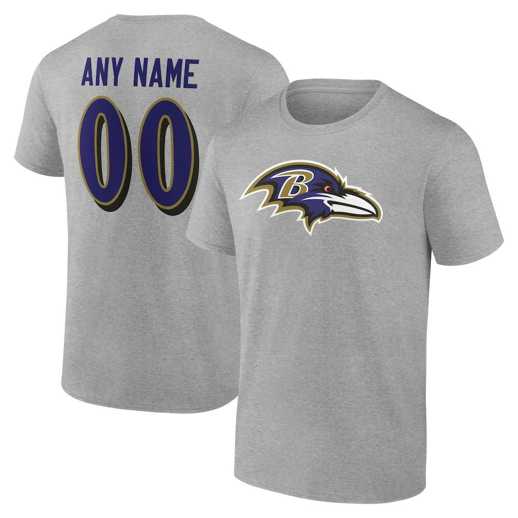 Big & Tall Team Authentic Custom T-Shirt - Baltimore Ravens