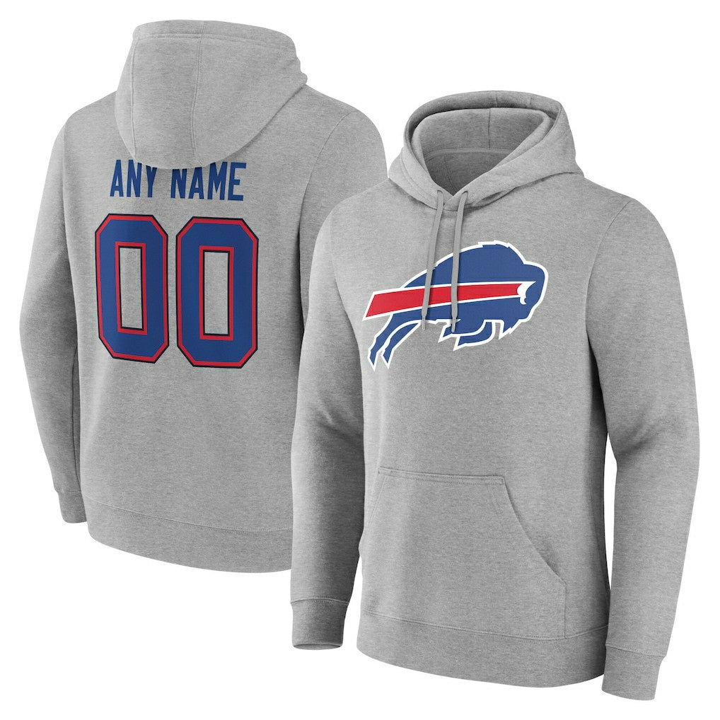 Big & Tall Team Authentic Custom Hoodie - Buffalo Bills
