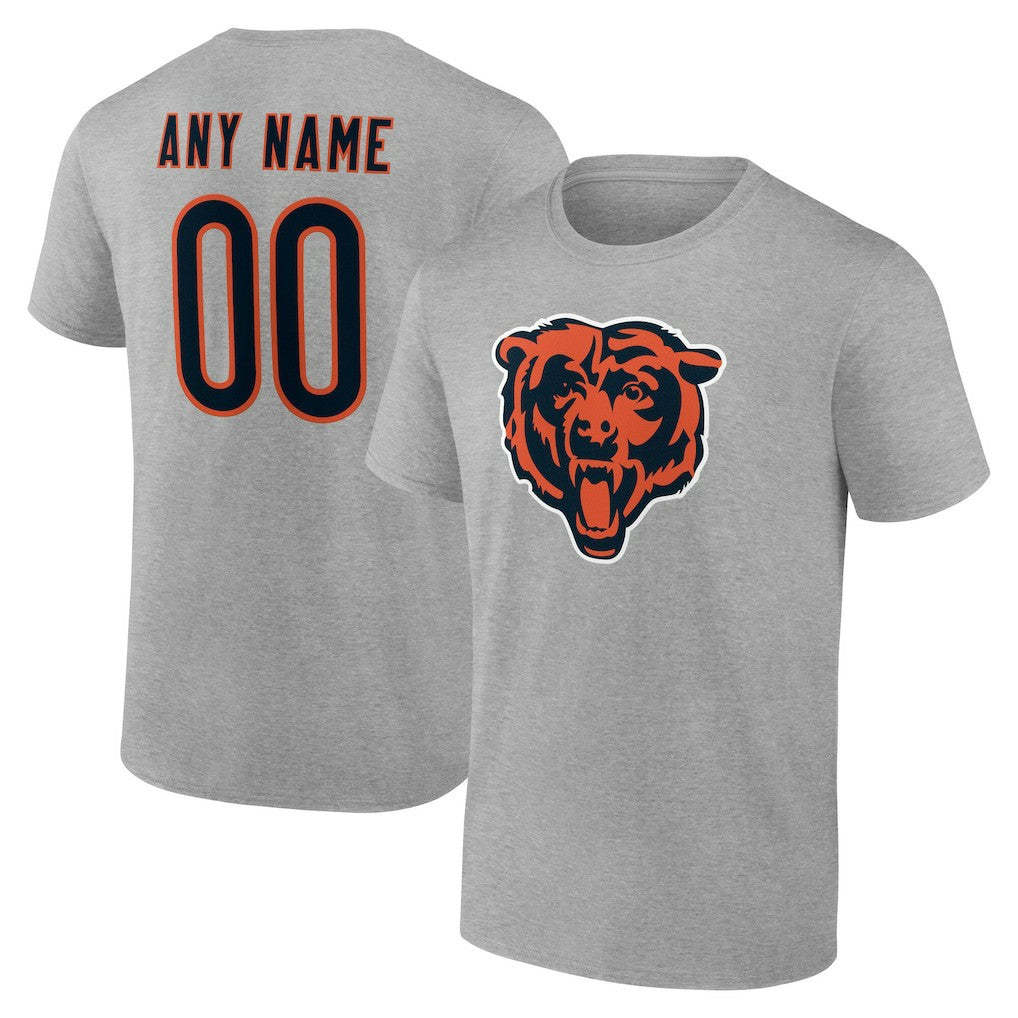 Big & Tall Team Authentic Custom T-Shirt - Chicago Bears