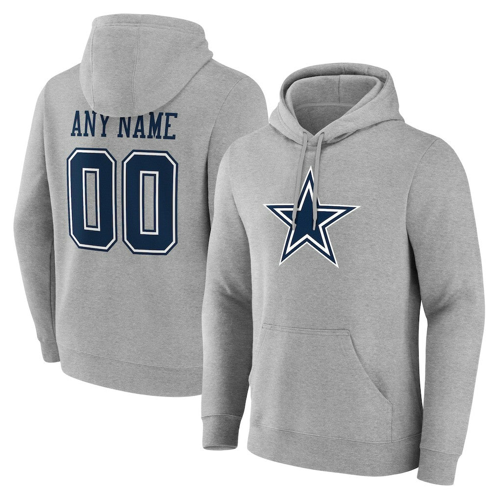Big & Tall Team Authentic Custom Hoodie - Dallas Cowboys