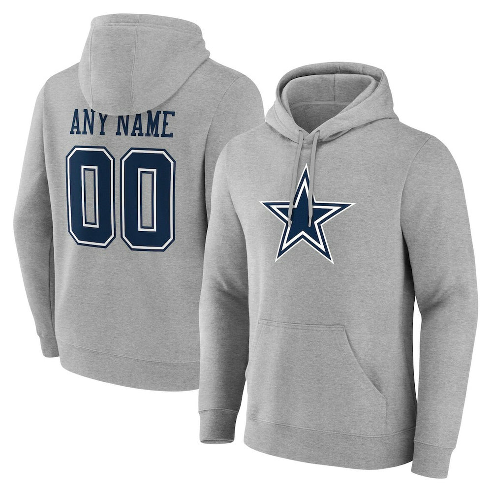 Big & Tall Team Authentic Custom Hoodie - Dallas Cowboys