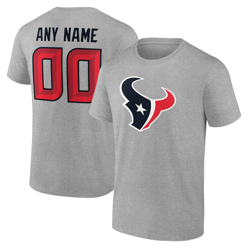 Big & Tall Team Authentic Custom T-Shirt - Houston Texans