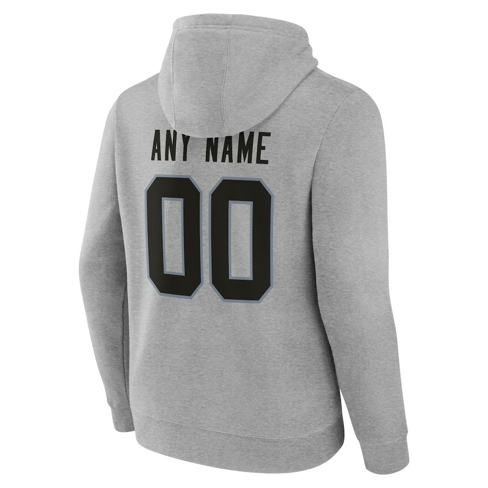 Big & Tall Team Authentic Custom Hoodie - Las Vegas Raiders