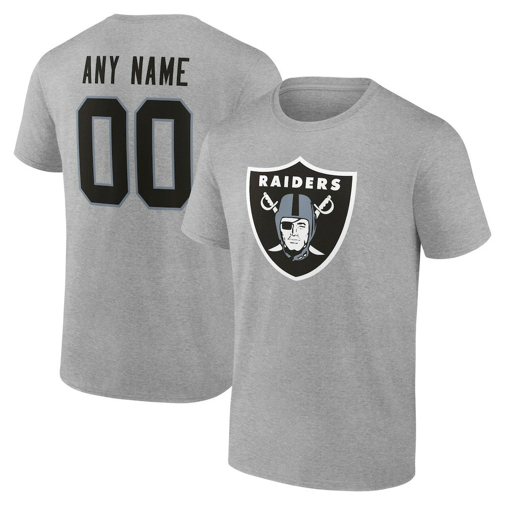 Big & Tall Team Authentic Custom T-Shirt - Las Vegas Raiders