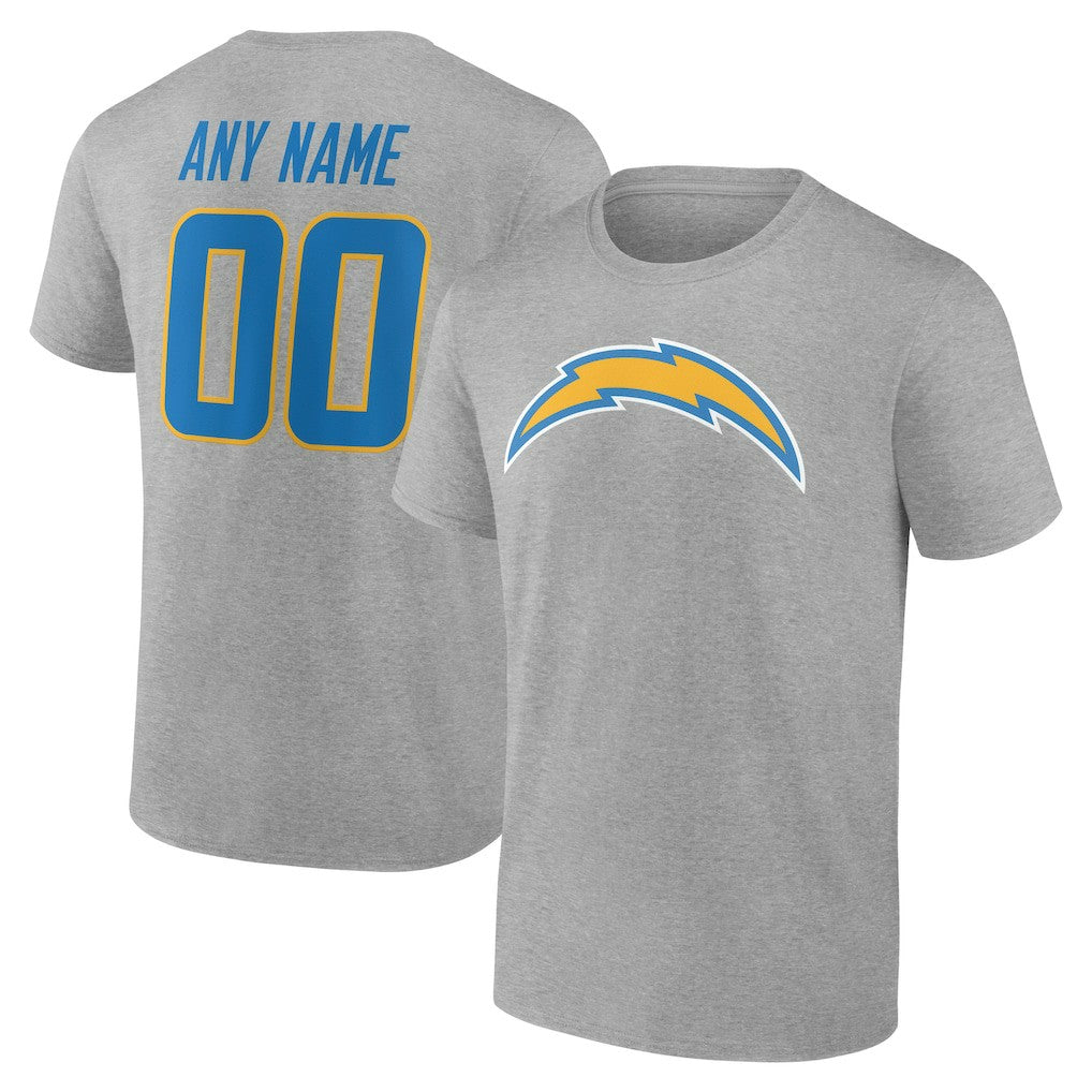 Big & Tall Team Authentic Custom T-Shirt - Los Angeles Chargers