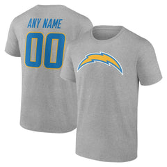 Big & Tall Team Authentic Custom T-Shirt - Los Angeles Chargers