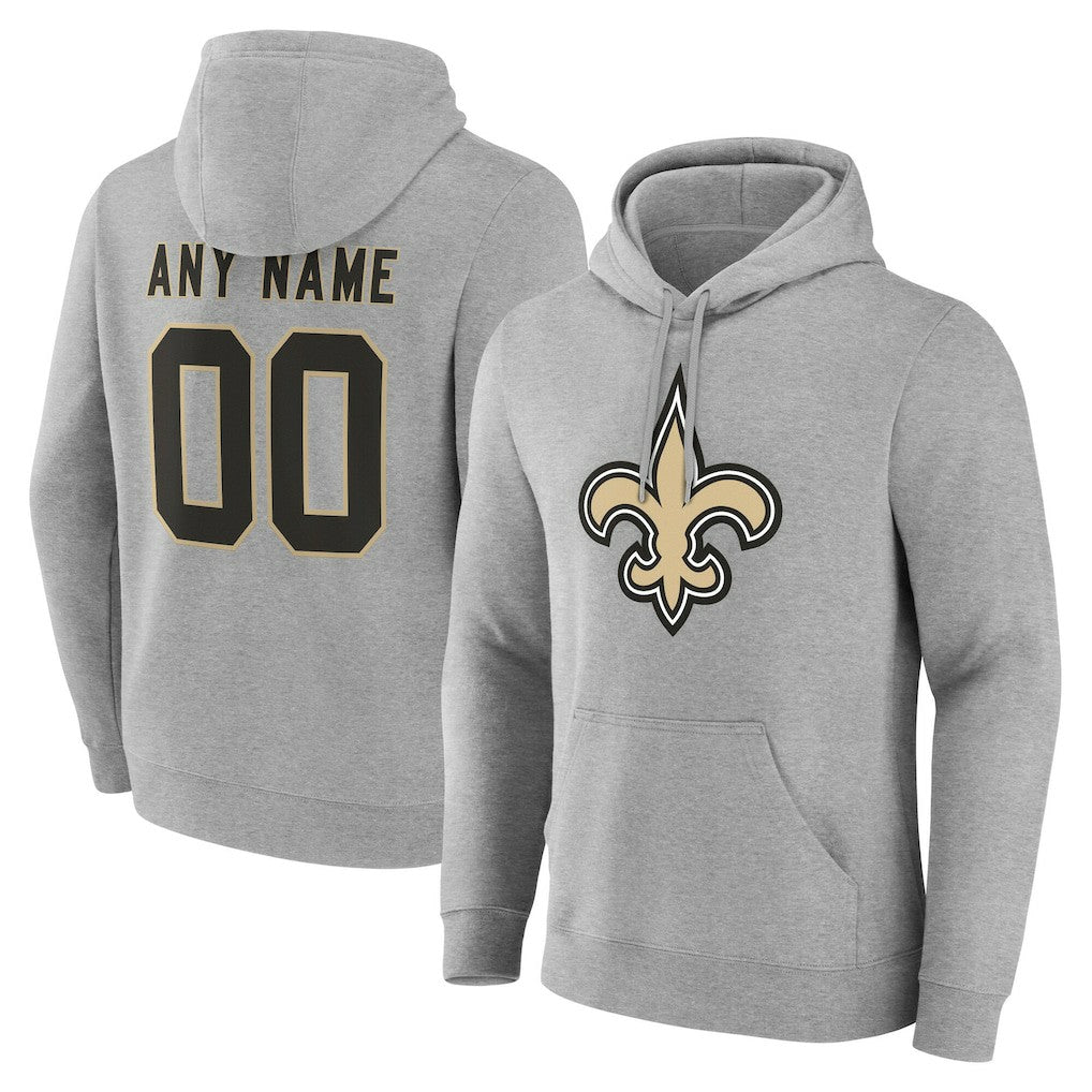 Big & Tall Team Authentic Custom Hoodie - New Orleans Saints