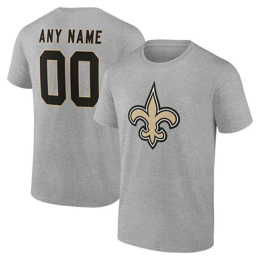 Big & Tall Team Authentic Custom T-Shirt - New Orleans Saints