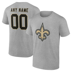 Big & Tall Team Authentic Custom T-Shirt - New Orleans Saints