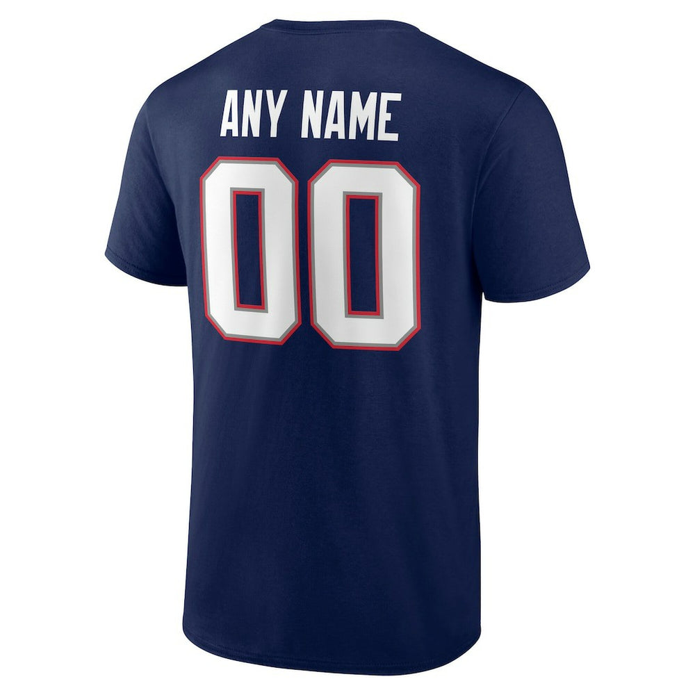 Big & Tall Team Authentic Custom T-Shirt - New England Patriots