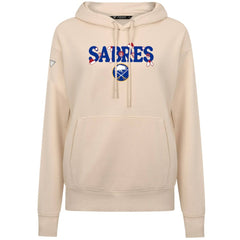 NHL Khaki Buffalo Sabres Levelwear Women's Festive Holiday Adorn Hoodie