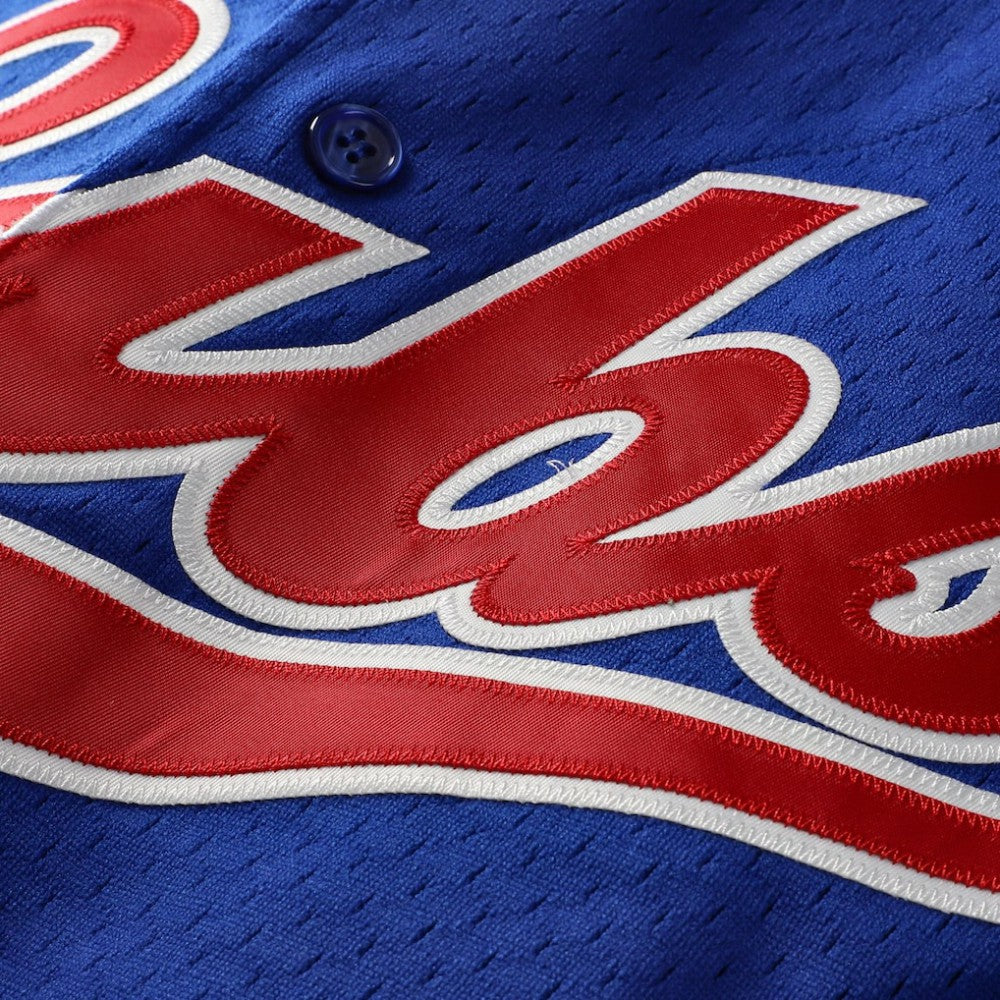 MLB Ryne Sandberg Chicago Cubs Mitchell & Ness Cooperstown Collection 1996 Mesh Batting Practice Button-Up Jersey