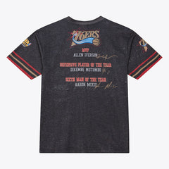 NBA Philadelphia 76ers Hardwood Classics Originals Collection 2000-2001 Team Roster T-Shirt