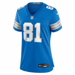 Calvin Johnson  Women's Team Retired Game Jersey - Detroit Lions