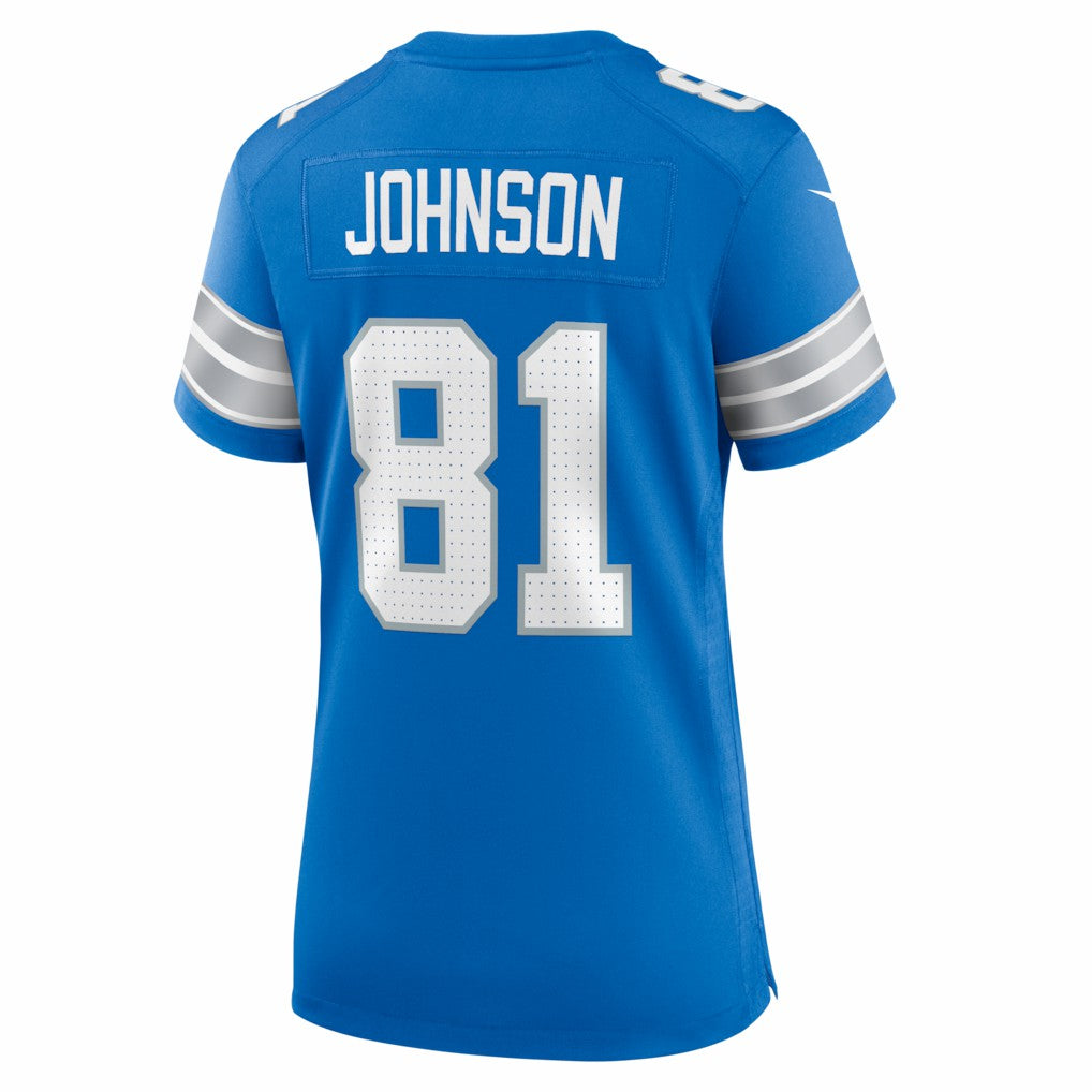 Calvin Johnson  Women's Team Retired Game Jersey - Detroit Lions