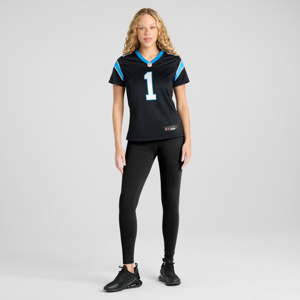 Cam Newton  Women's Team Retired Game Jersey - Carolina Panthers