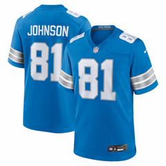 Calvin Johnson  Team Retired Game Jersey - Detroit Lions