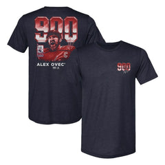 NHL Navy Alexander Ovechkin Washington Capitals 500 Level 900th Career Goal Tri-Blend T-Shirt