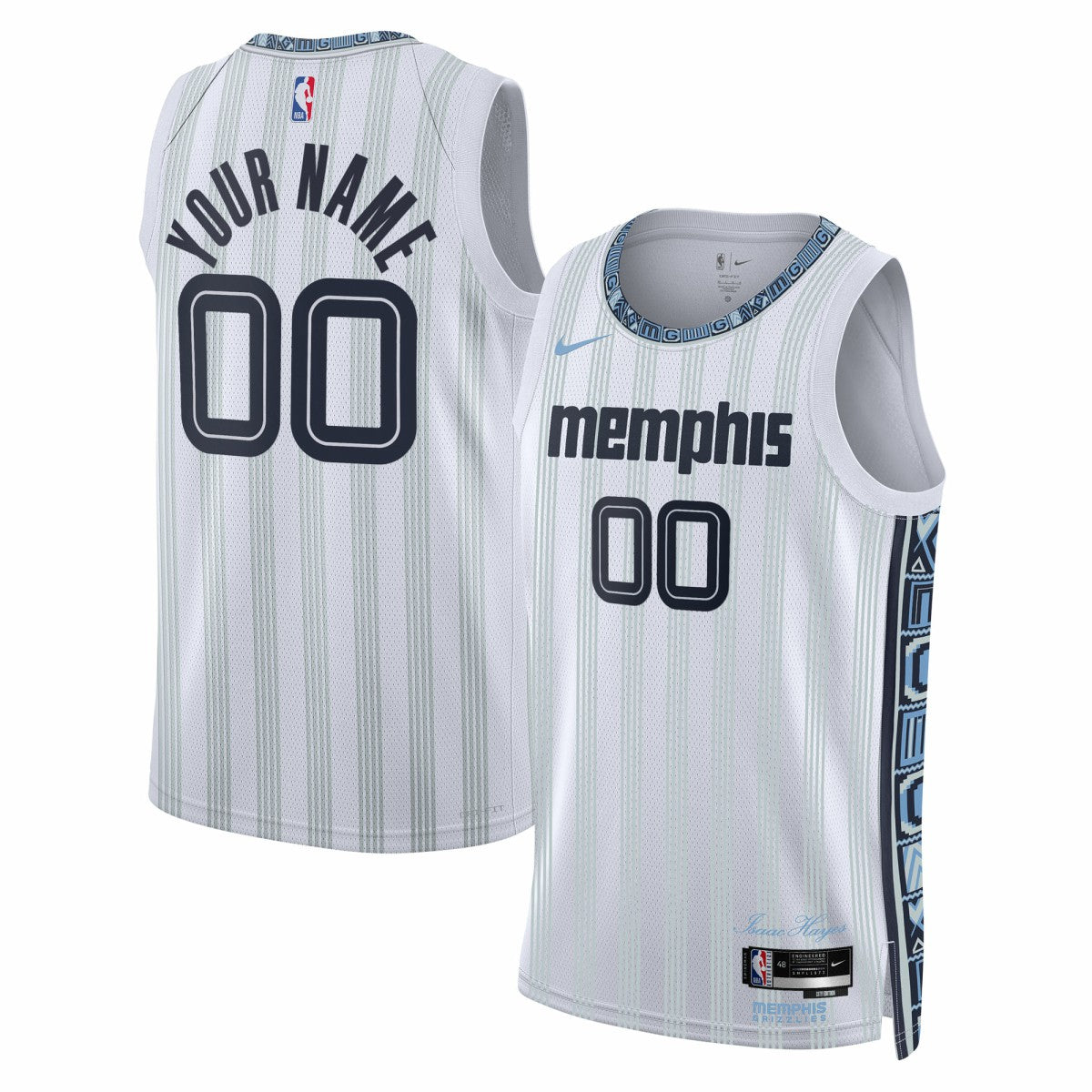 NBA Memphis Grizzlies Unisex 2025/26 City Edition Swingman Custom Jersey