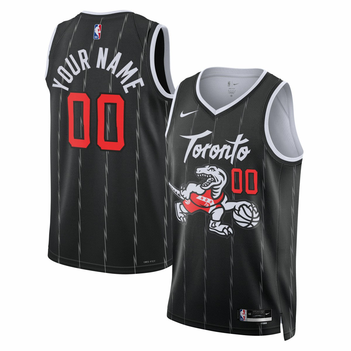 NBA Toronto Raptors Unisex 2025/26 City Edition Swingman Custom Jersey