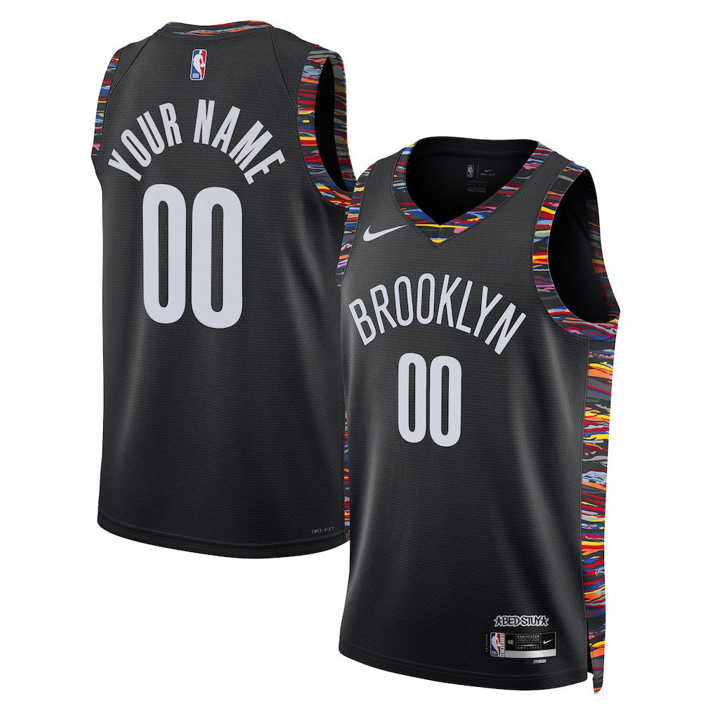 NBA Brooklyn Nets Unisex 2025/26 City Edition Swingman Custom Jersey
