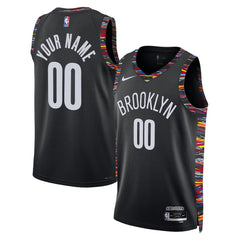NBA Brooklyn Nets Unisex 2025/26 City Edition Swingman Custom Jersey