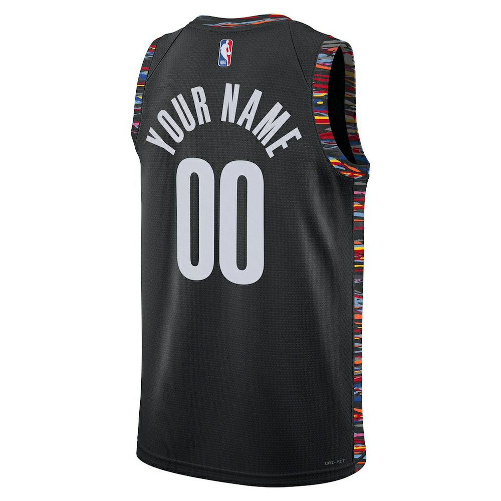 NBA Brooklyn Nets Unisex 2025/26 City Edition Swingman Custom Jersey