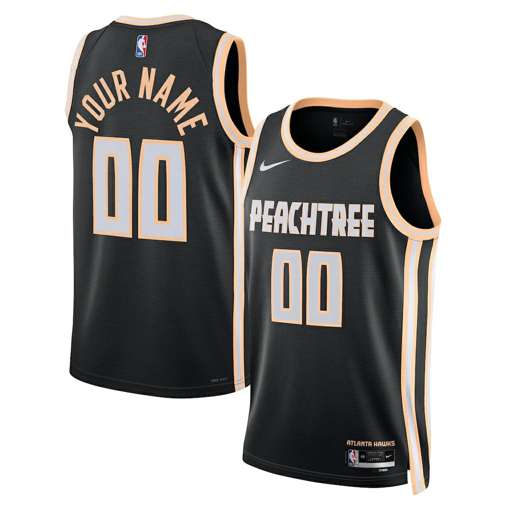 NBA Atlanta Hawks Unisex 2025/26 City Edition Swingman Custom Jersey