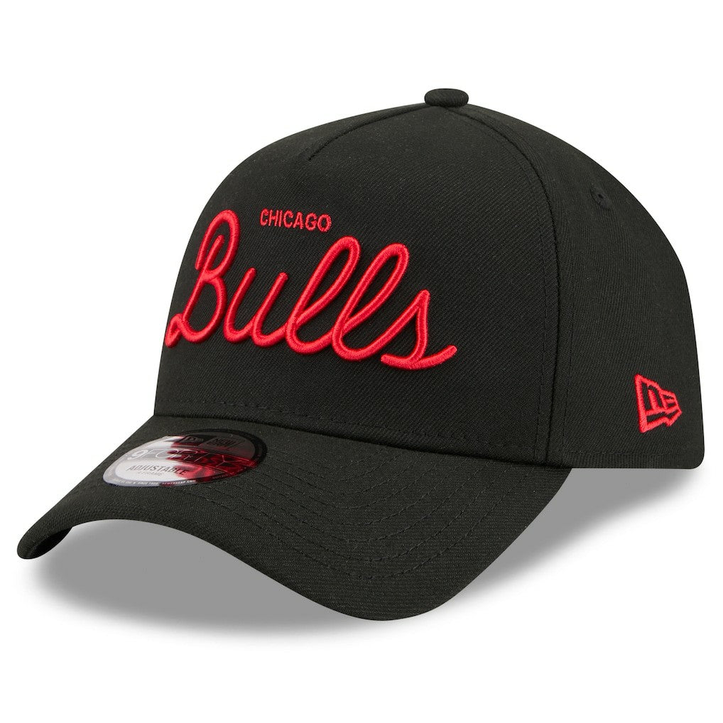 NBA Chicago Bulls x Malbon Golf Unisex 9FORTY A-Frame Adjustable Hat