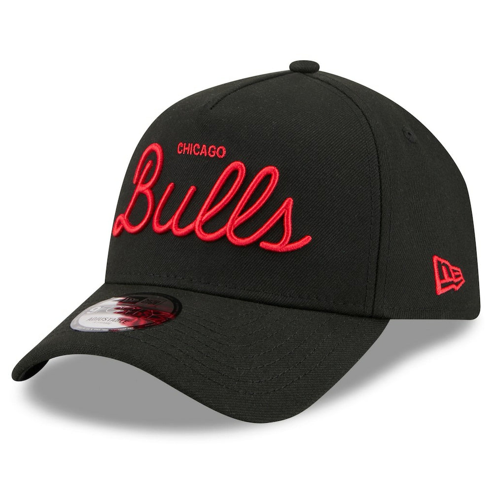 NBA Chicago Bulls x Malbon Golf Unisex 9FORTY A-Frame Adjustable Hat