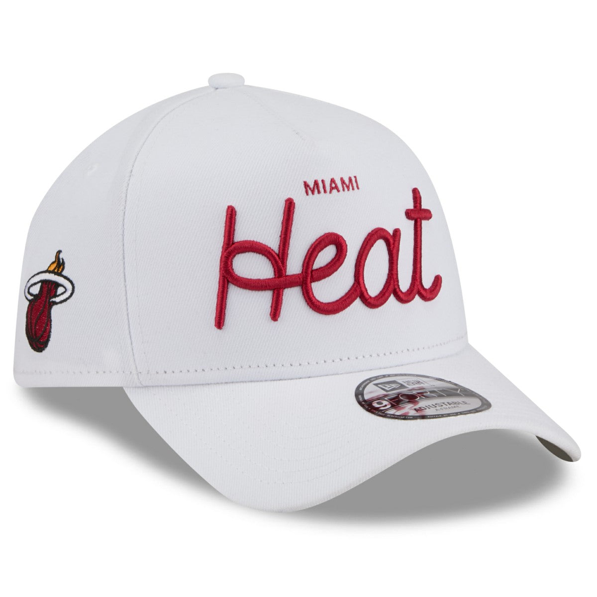 NBA Miami Heat x Malbon Golf Unisex 9FORTY A-Frame Adjustable Hat