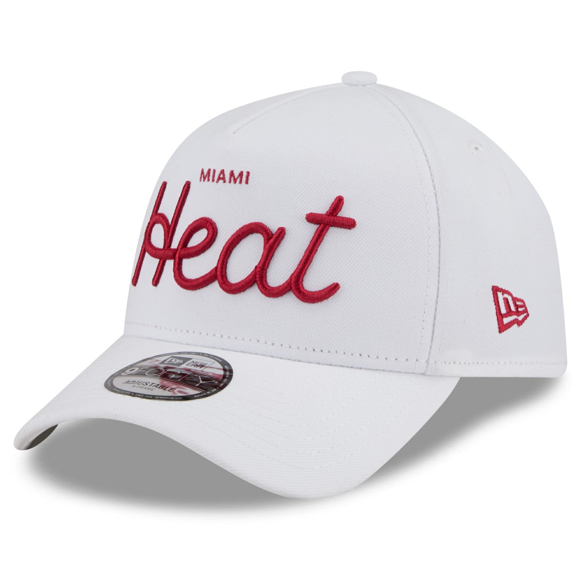 NBA Miami Heat x Malbon Golf Unisex 9FORTY A-Frame Adjustable Hat