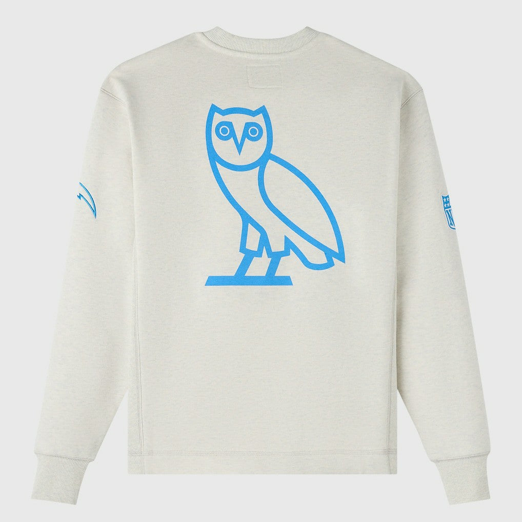 OVO x NFL Unisex Fleece Sweatshirt - Los Angeles Chargers