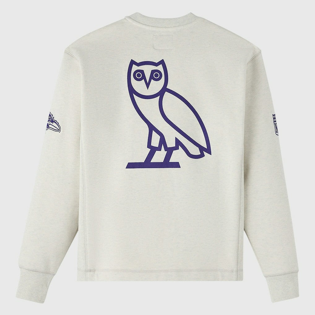 OVO x NFL Unisex Fleece Sweatshirt - Baltimore Ravens