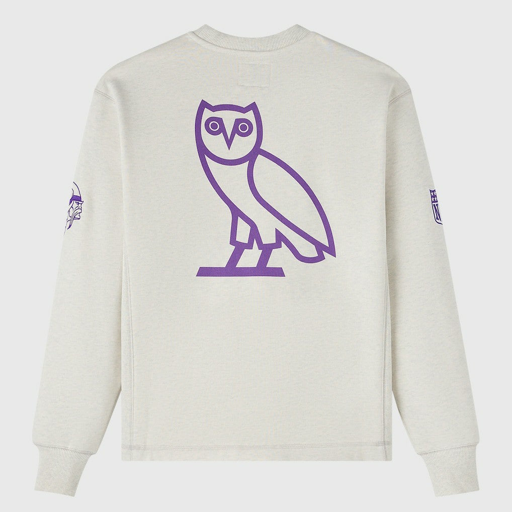 OVO x NFL Unisex Fleece Sweatshirt - Minnesota Vikings
