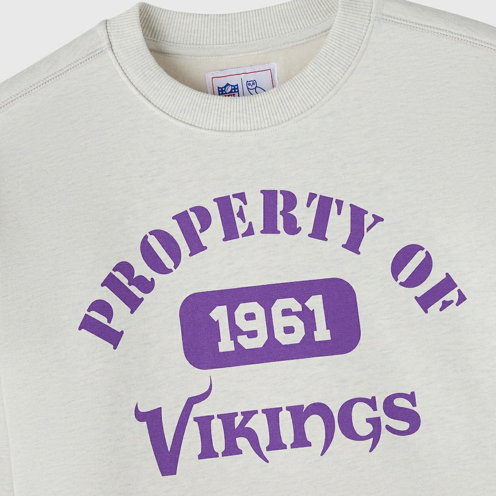 OVO x NFL Unisex Fleece Sweatshirt - Minnesota Vikings