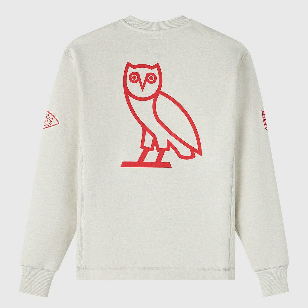 OVO x NFL Unisex Fleece Sweatshirt - Kansas City Chiefs