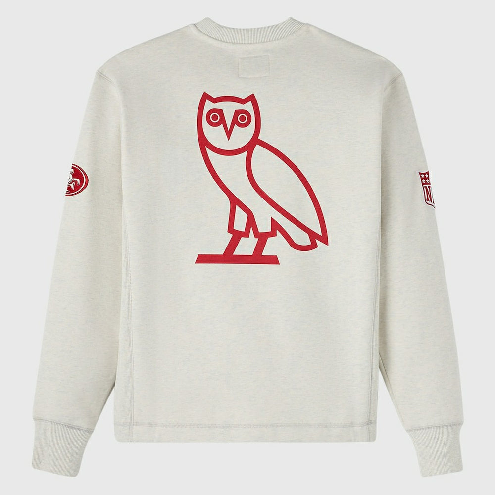 OVO x NFL Unisex Fleece Sweatshirt - San Francisco 49ers