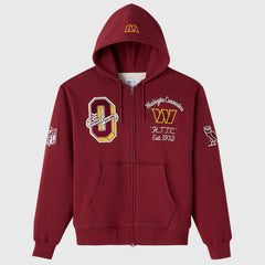 OVO x NFL Unisex Full-Zip Waffle-Lined Hoodie - Washington Commanders
